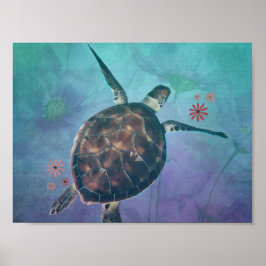 Poster Sonhos De Tartarugas Marinhas