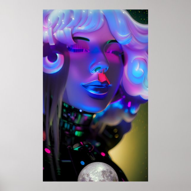 Poster Sonhos de um humor tão azul - Ken Gage Art (Frente)