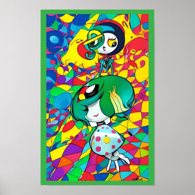 Poster Sonhos de uma Infância Cartoon (Frente)