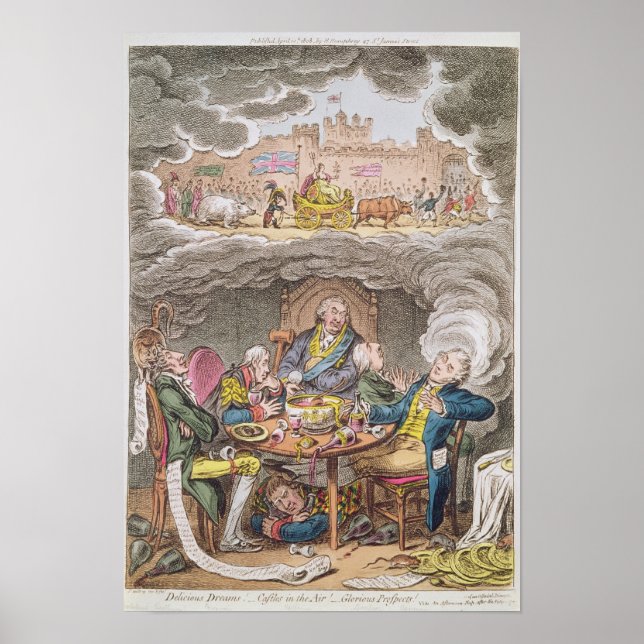 Póster Sonhos Deliciosos! Castelos no ar! (Frente)