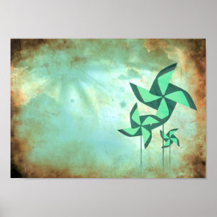 Póster sonhos do pinwheel