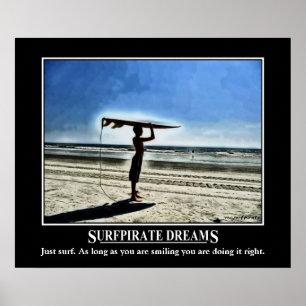 Poster sonhos do surfpirate