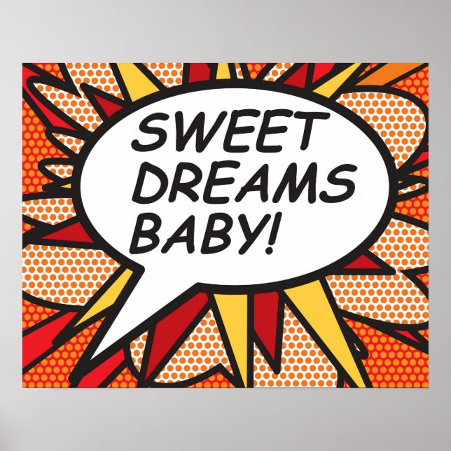 Poster SONHOS DOCES, BEBÊ! História em Quadrinhos (Frente)