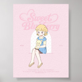Poster Sonhos Doces de Mirtilo ✩°。 ⋆。°✩