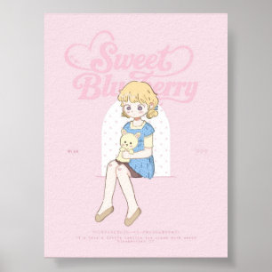 Poster Sonhos Doces de Mirtilo ✩°。 ⋆。°✩