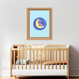 Poster Sonhos Doces Menino Bebê Elefante 1