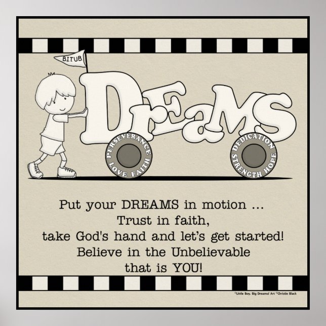 Póster Sonhos em Movimento (Frente)