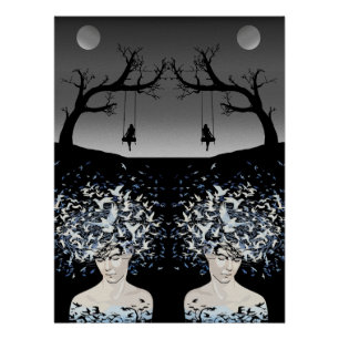 Póster Sonhos iluminados: Liberdade e Solidão