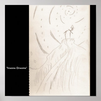 Póster "Sonhos Insanos"