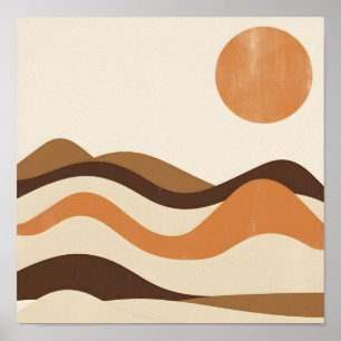 Poster Sonhos no Deserto Com Sol