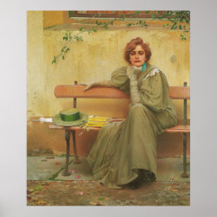 Poster Sonhos por Vittorio Matteo Corcos 1896