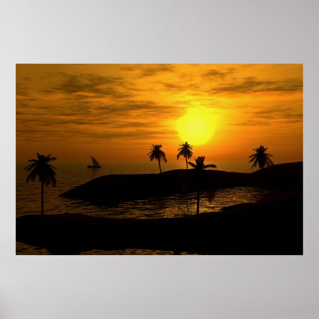 Poster Sonhos Tropicais (Frente)
