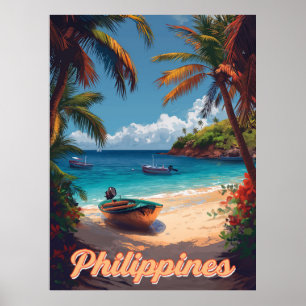 Poster Sonhos Tropicais: Vintage Filipinas