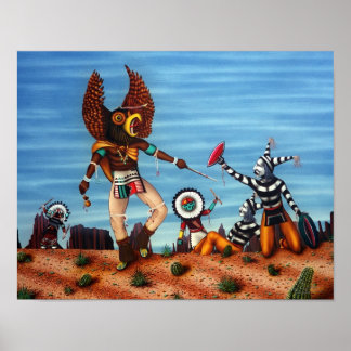 Póster "Sonhos Turquesa"