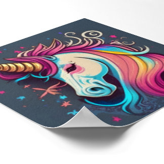 Poster Sonhos Unicórn