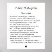 Sonnet 6 por William Shakespeare