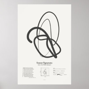 Póster Sonnet Signatures: Sonnet 18