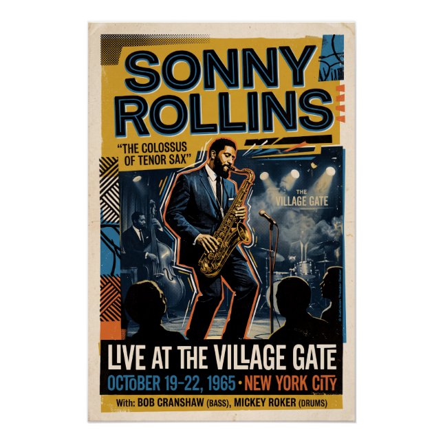 Póster Sonny Rollins  (Frente)