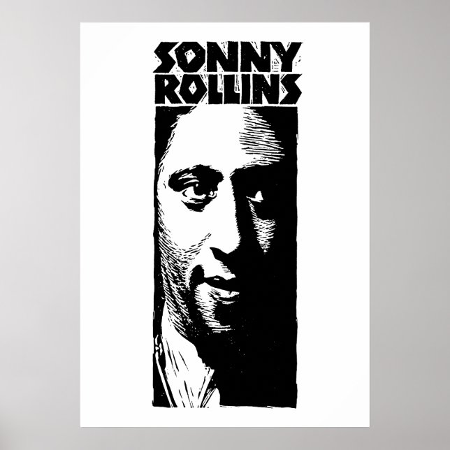 Poster Sonny Rollins Ilustrada (Frente)