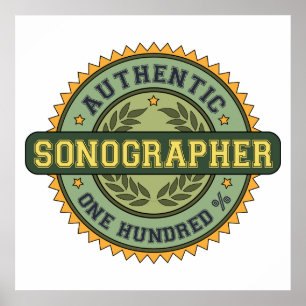 Poster Sonographer autêntico