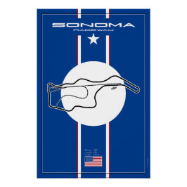 Póster Sonoma Raceway