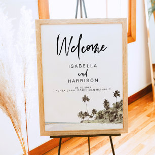 Poster SOPHIA Boas-vindas ao Casamento de Palm de Praia