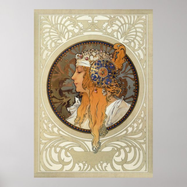 Poster Sophia by Alphonse Mucha (Frente)