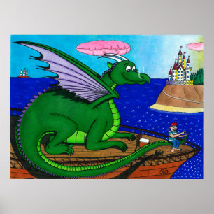 Poster Sopra o dragão mágico