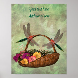 Poster Soquete de Flor Personalizado