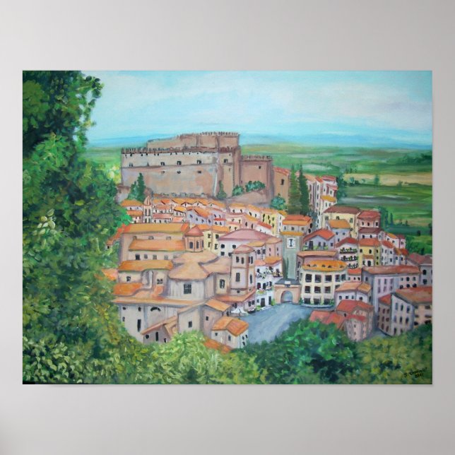 Póster Soriano nel Cimino, Itália (Frente)