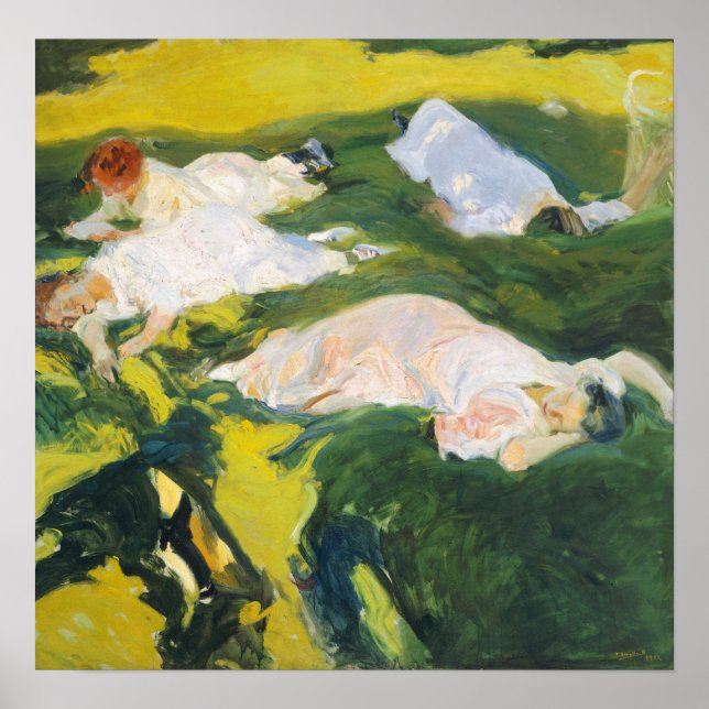 Poster Sorolla - A Sesta (Frente)