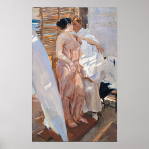 Poster Sorolla - A Torta Rosa Após O Banho