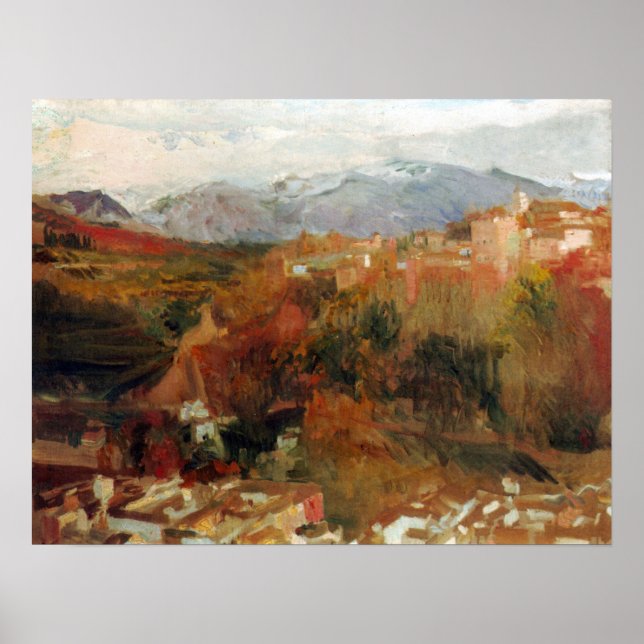 Poster Sorolla - Alhambra (Frente)