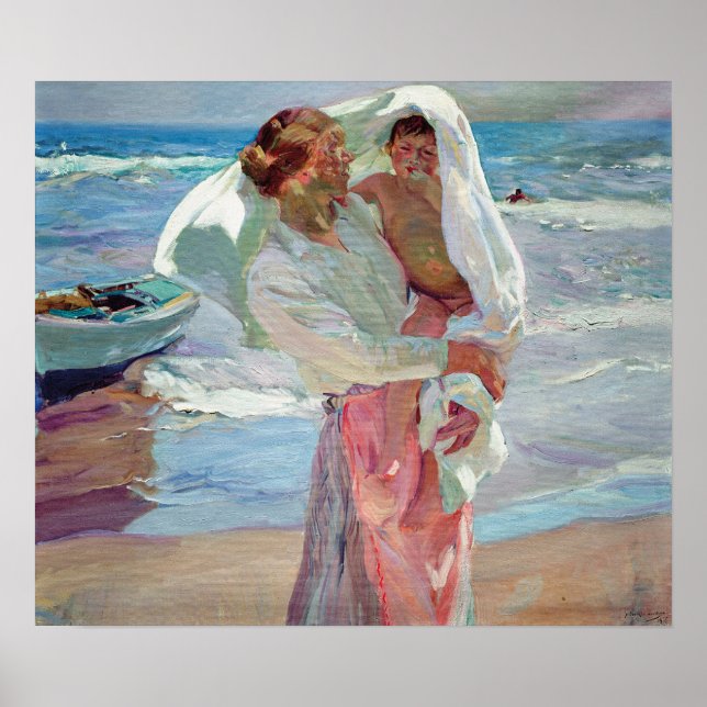 Poster Sorolla - Depois da Mulher Banheira e Criança (Frente)