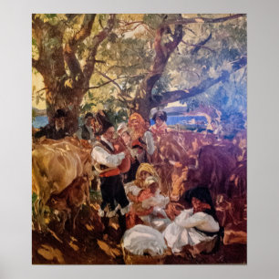 Poster Sorolla - Galiza, a peregrinação