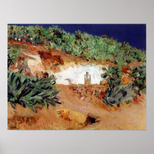 Poster Sorolla - La Casa De Los Gitanos En El Sacromonte