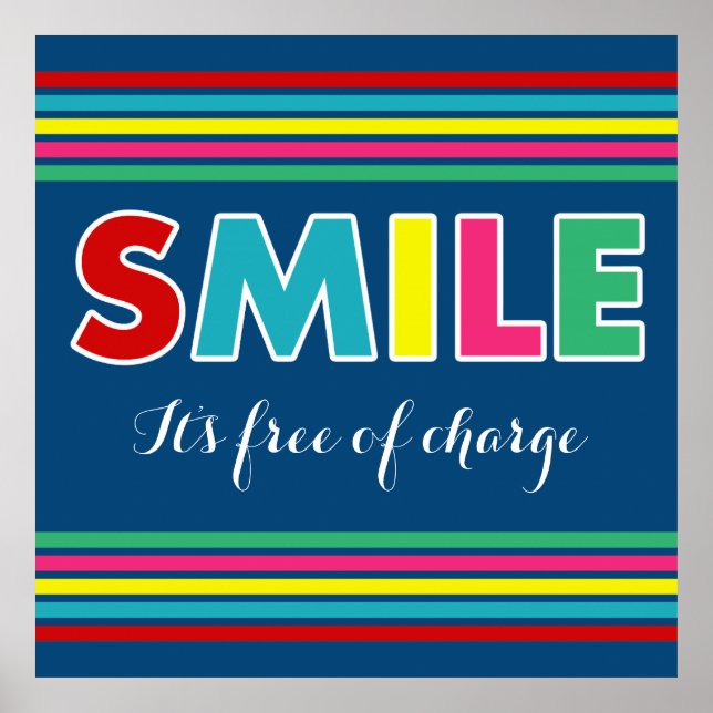 Póster Sorria! (Frente)