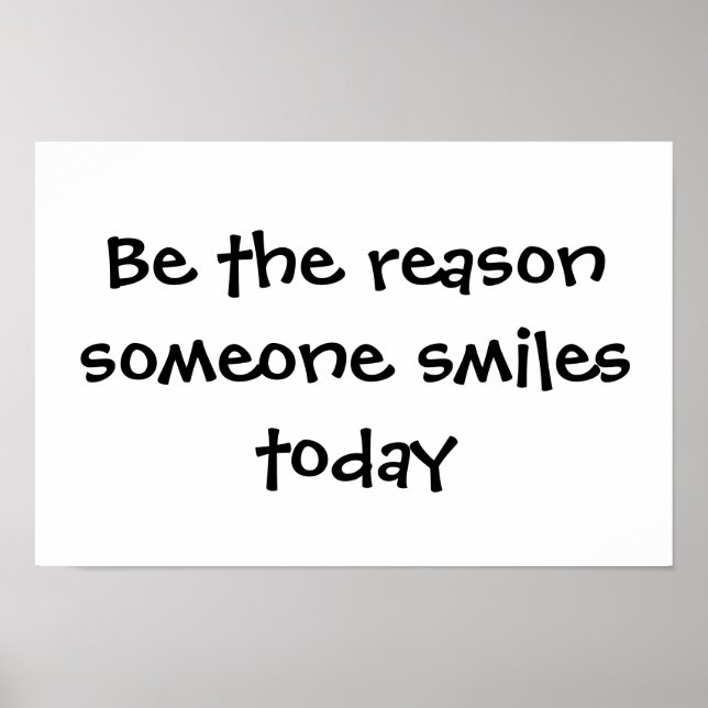 Poster Sorria (Frente)