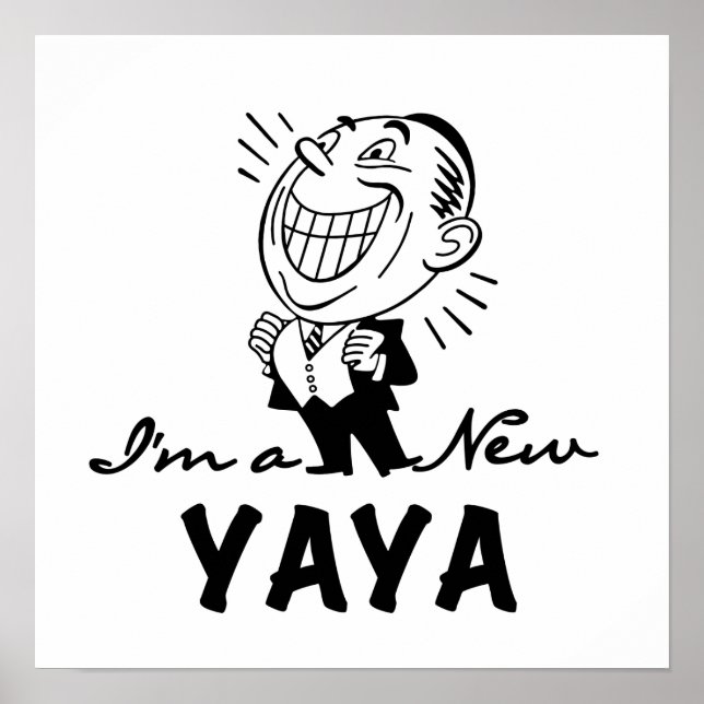 Póster Sorria de Camisetas e presentes de Nova Yaya (Frente)