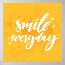 Poster Sorria todos os dias
