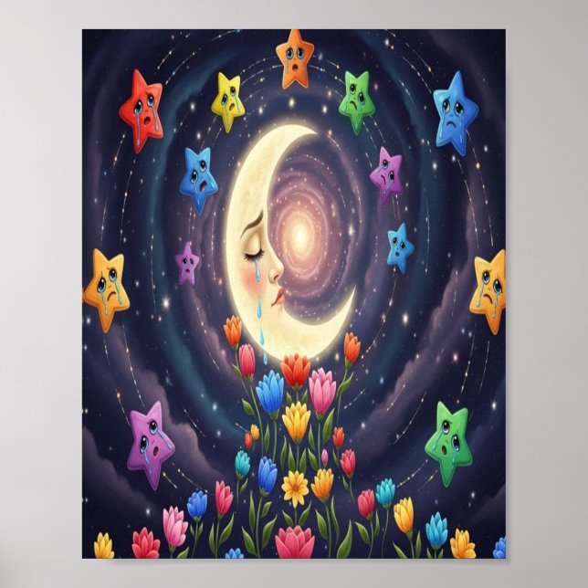 Poster sorrir estrelas (Frente)