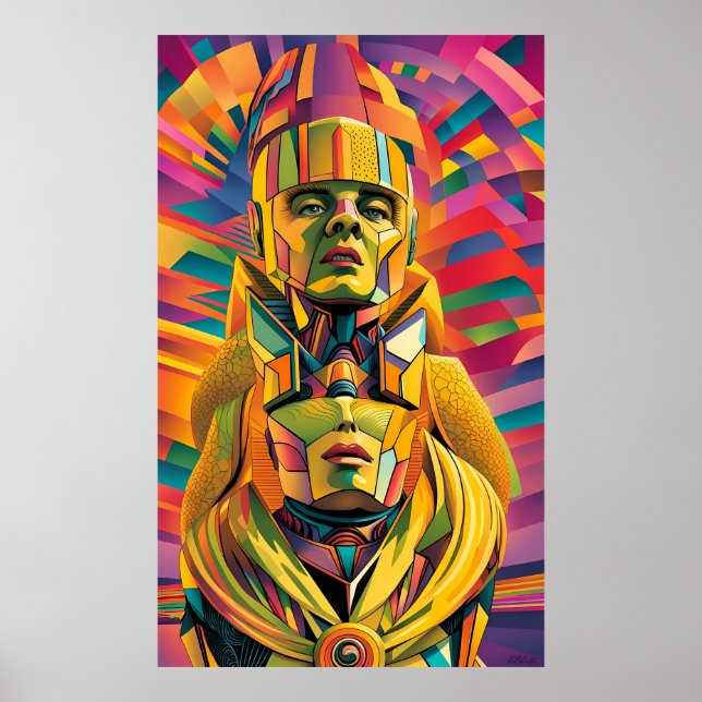 Poster Sorriso de escárnio e olhar de desdém (Frente)