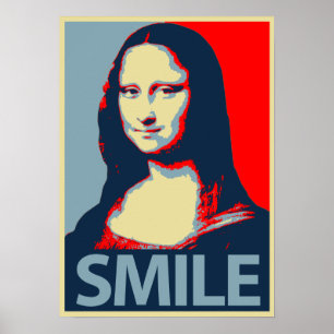 Poster Sorriso de Mona Lisa