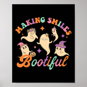 Poster Sorrisos Bootizando Engraçado Fantasma Dentista Ha