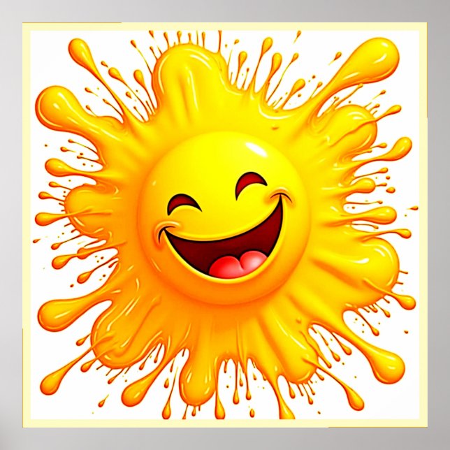 Poster Sorrisos de Sol: Explosão de Alegria (Frente)
