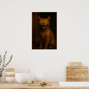 Poster Sorrisos são Grátis: Gato do Beco Risonho