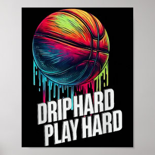 Poster Sorvete De Basquete Para Meninas Jovens Bas