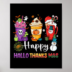 Poster Sorvete de Chocolate Hallothanksmas Bebe Natal Ha