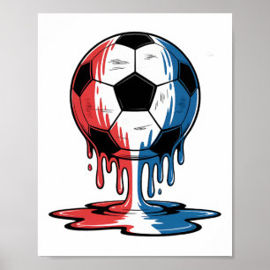 Poster Sorvete Drip Futebol 4 De Julho Meninos Crianças F