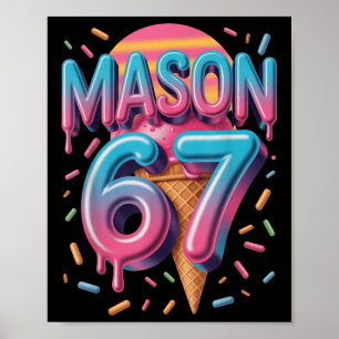 Poster Sorvete Mason 67 Meme Bysebyll Drip _1 